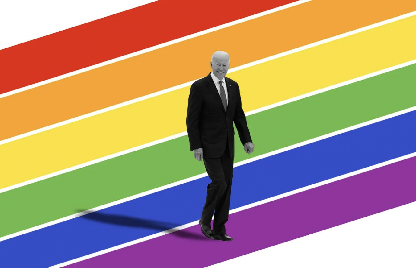 Imagen destacada: AHF aplaude la firme defensa de los derechos LGBTQ+ por parte del presidente Biden.