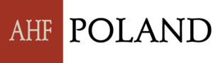 Logotipo da AHF Polônia