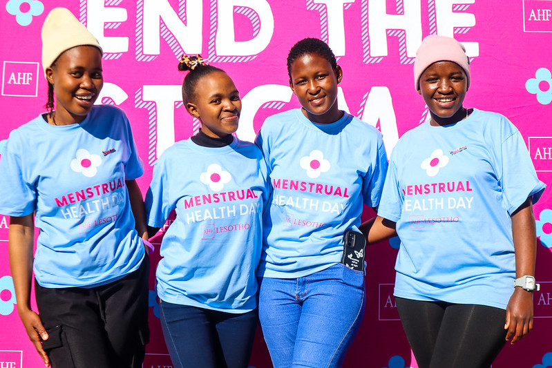 AHF Lesotho Girls Act Members