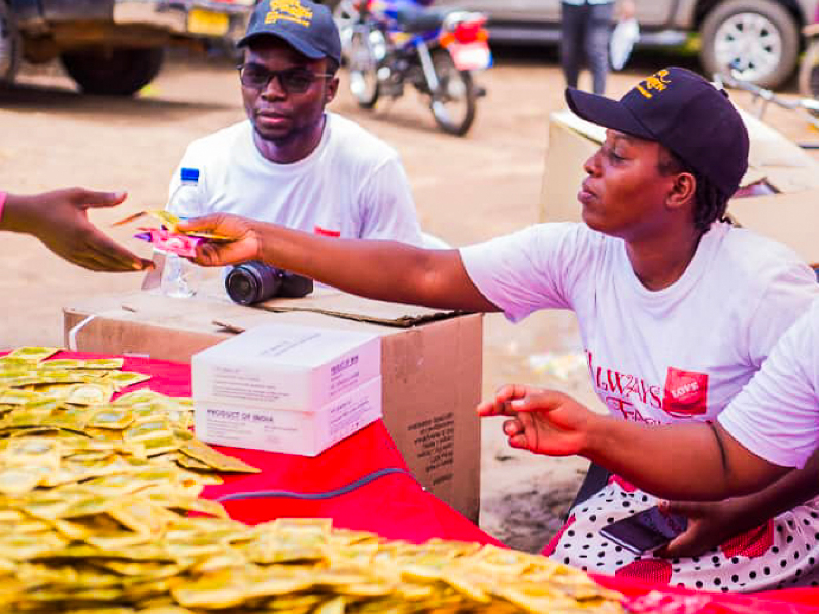 Distribisyon Kapòt AHF Malawi